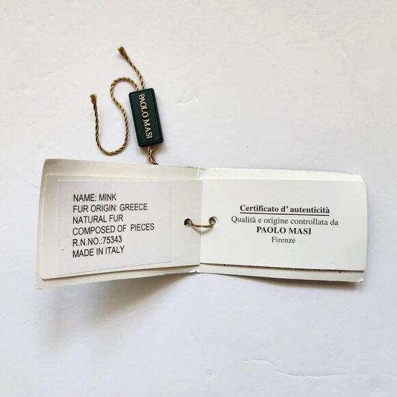 Paolo Masi Mink Fur & Leather Handbag Shoulder Bag Made in Italy EUC - Picture 12 of 12